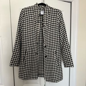 Old Navy Houndstooth Peacoat